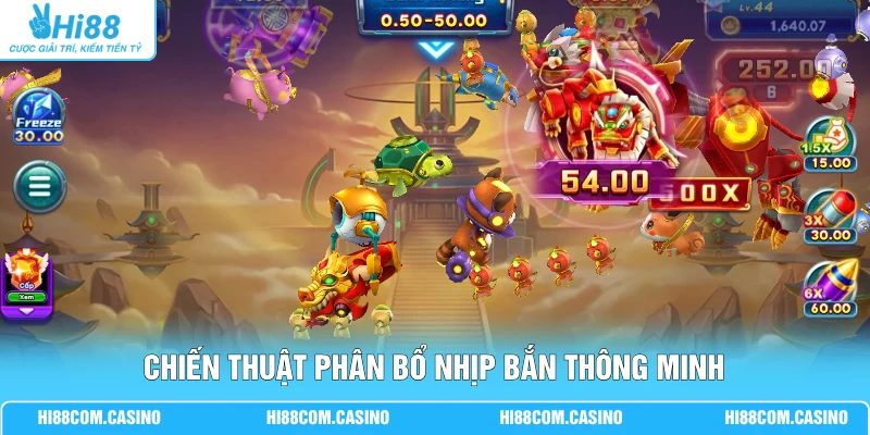 Chiến thuật phân bổ nhịp bắn thông minh