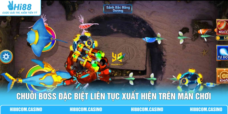 Chuỗi boss đặc biệt liên tục xuất hiện trên màn chơi