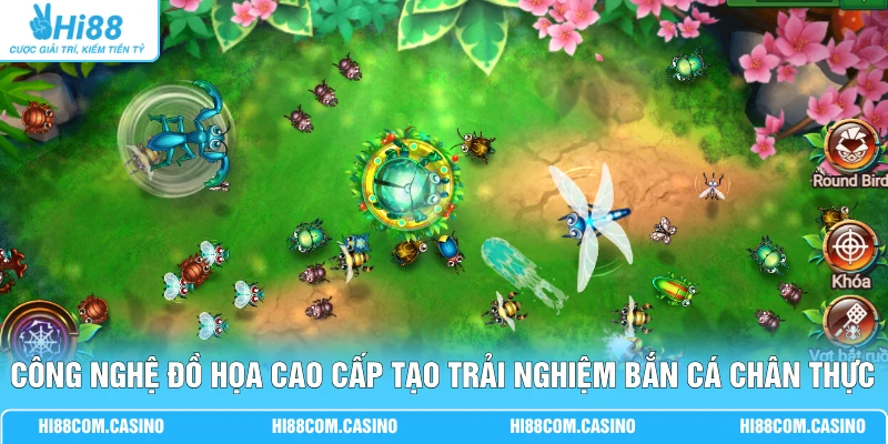 Công nghệ đồ họa cao cấp tạo trải nghiệm bắn cá chân thực