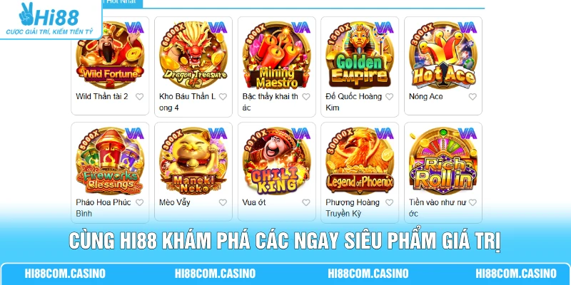 VA Điện Tử | Sân Chơi Đỉnh Cao Cùng 100+ Thể Loại Mới 2 Cùng Hi88 khám phá các ngay siêu phẩm giá trị