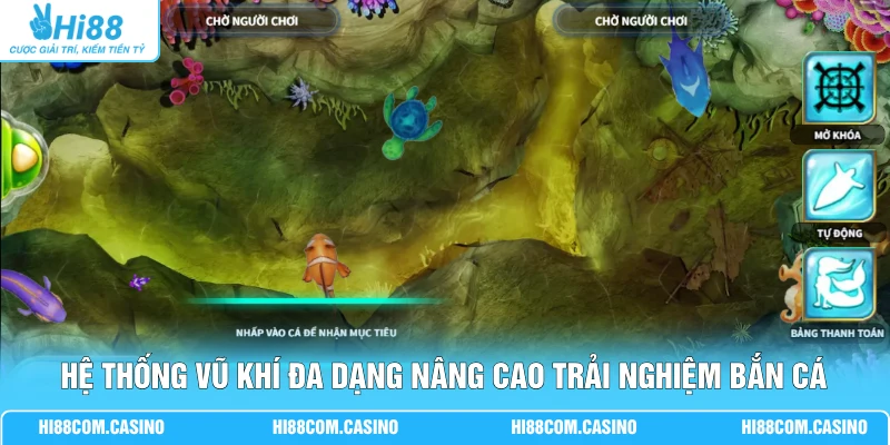 KA Huyền Thoại Nàng Tiên Cá - Săn Boss Jackpot X5000 VIP 2 Hệ thống vũ khí đa dạng nâng cao trải nghiệm bắn cá
