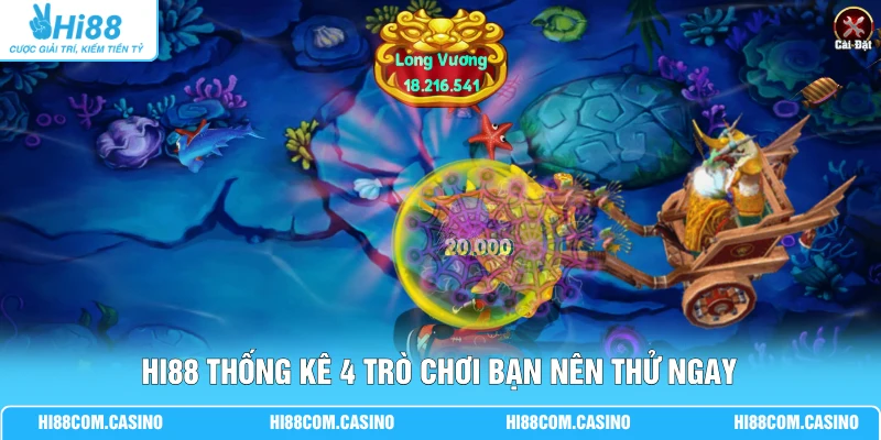 Hi88 thống kê 4 trò chơi bạn nên thử ngay