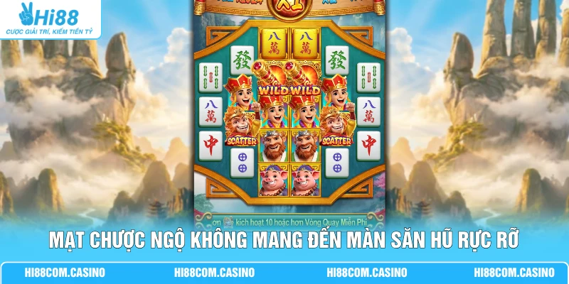 Mạt chược Ngộ Không mang đến màn săn hũ rực rỡ