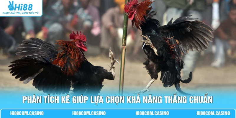 Phân tích kê giúp lựa chọn khả năng thắng chuẩn