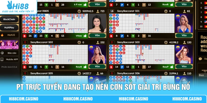 PT trực tuyến đang tạo nên cơn sốt giải trí bùng nổ