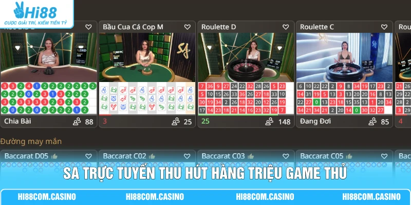 SA trực tuyến thu hút hàng triệu game thủ