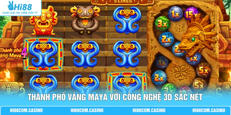 Thành phố Vàng Maya với công nghệ 3D sắc nét