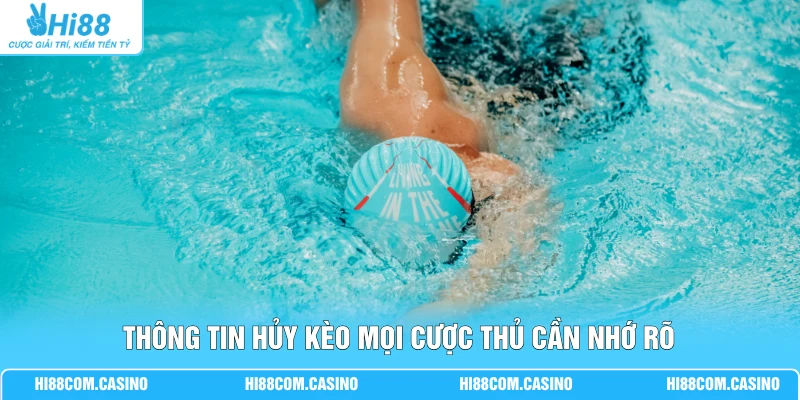 Thông tin hủy kèo mọi cược thủ cần nhớ rõ